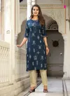 Four Piece By Diya Trends Embroidery Kurti With Bottom Catalog
